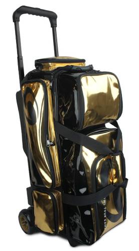 Genesis Sport Modular Triple Roller Black Bowling Bag 
