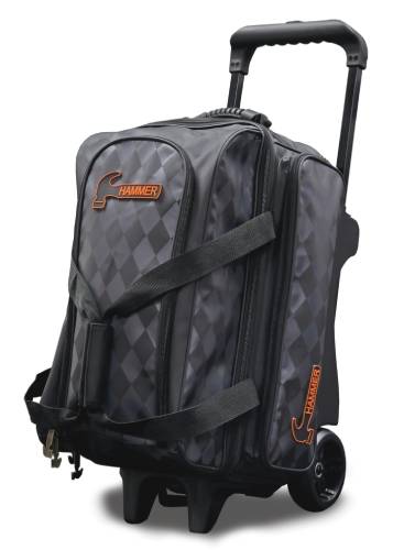 Storm 3 Ball Rolling Thunder Checkered Bowling Bag- Black/Lime