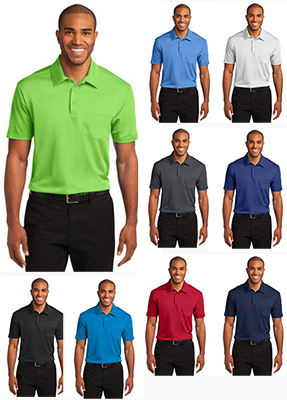 Port Authority Silk Touch 540P Pocket Polo (Assorted Colors)